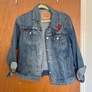 Women’s LG Levi’s Denim Jean Jacket do not disturb